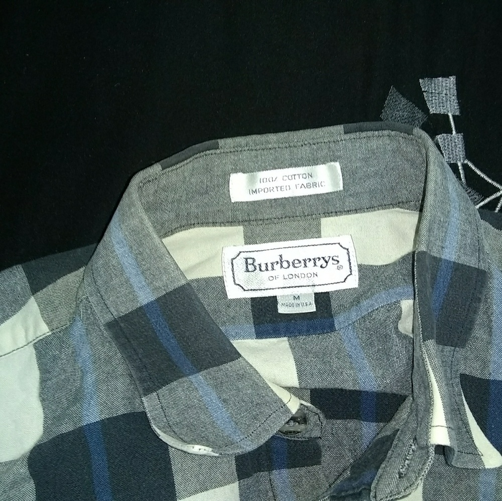 Burberrys of London flannel button-up